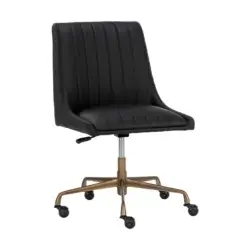 SUNPAN HALDEN OFFICE CHAIR - VINTAGE BLACK 108729 sudbury