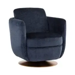 SUNPAN GILLEY SWIVEL LOUNGE CHAIR - BERGEN NAVY 109310 gravenhurst