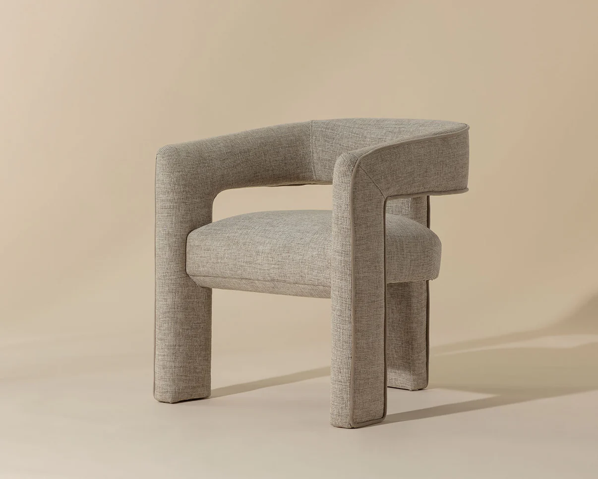 SUNPAN KRASNER DINING ARMCHAIR - RHAPSODY SAND 109718