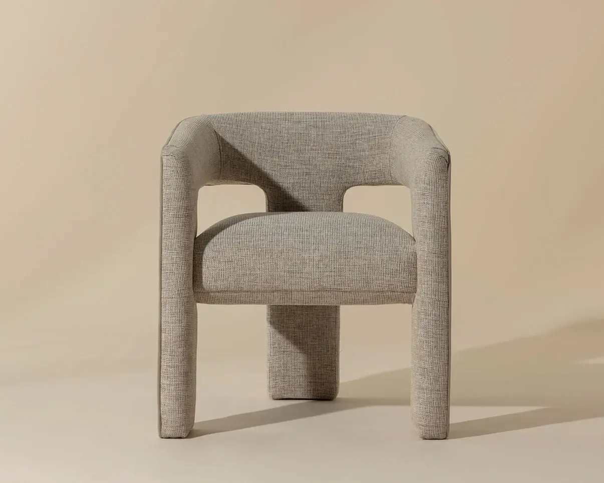 SUNPAN KRASNER DINING ARMCHAIR - RHAPSODY SAND 109718 - Image 2