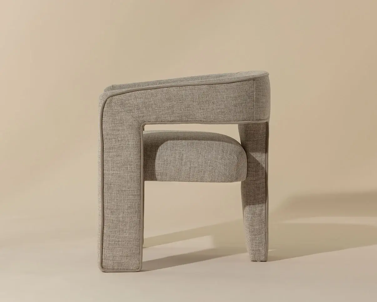 SUNPAN KRASNER DINING ARMCHAIR - RHAPSODY SAND 109718 - Image 3