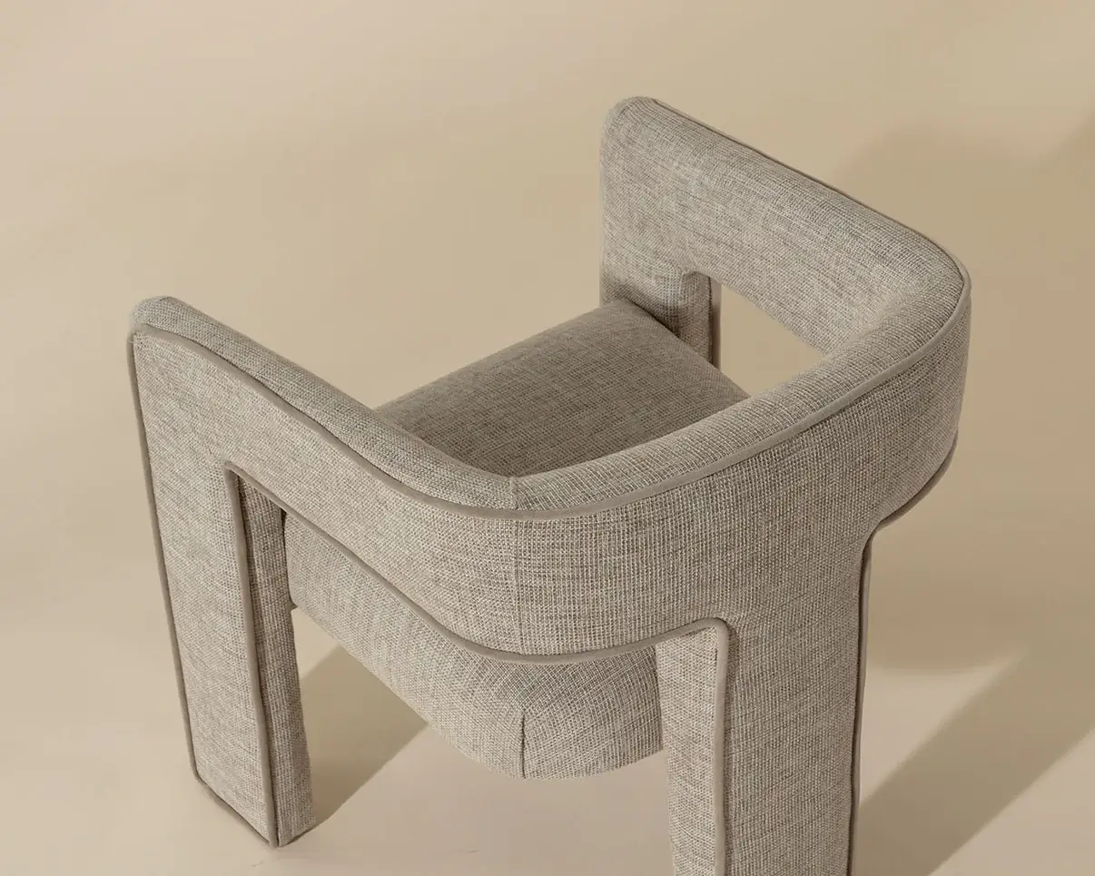 SUNPAN KRASNER DINING ARMCHAIR - RHAPSODY SAND 109718 - Image 5