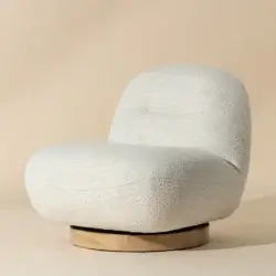 SUNPAN FRANZE SWIVEL LOUNGE CHAIR - MERINO PEARL 109920 midland