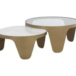 SUNPAN MYSARIA NESTING COFFEE TABLES (SET OF 2) 110200 king city