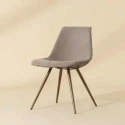 SUNPAN LIPA DINING CHAIR - ANTIQUE BRONZE - BELFAST OYSTER SHELL 112265 kitchener