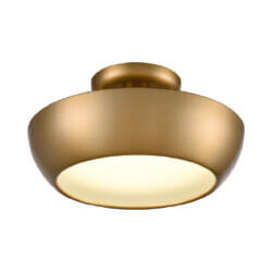 DVI LIGHTING ANTARES 12 " SEMI-FLUSH MOUNT BRASS DVP0611BR-VICE mississauga
