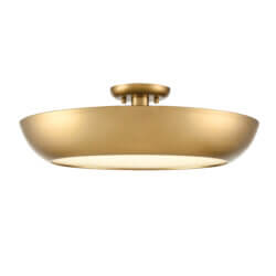 DVI LIGHTING ANTARES 20 " SEMI-FLUSH MOUNT BRASS DVP0613BR-VICE brampton