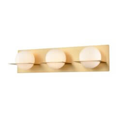 DVI LIGHTING IO 3 LIGHT VANITY VENETIAN BRASS DVP0943VBR-OP king city