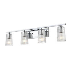DVI LIGHTING LASALLE 4 LT VANITY CHROME DVP11344CH-RI vancouver