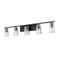 DVI LIGHTING LASALLE 5 LT VANITY EBONY DVP11355EB-RI king city