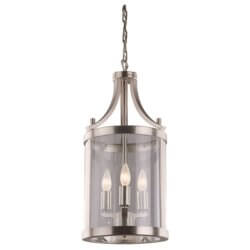 DVI LIGHTING NIAGARA 3 LIGHT FOYER SATIN NICKEL DVP4410SN north york