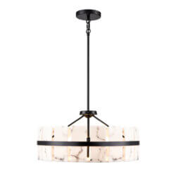 DVI LIGHTING LUNA PENDANT EBONY DVP5206EB-GFA monton