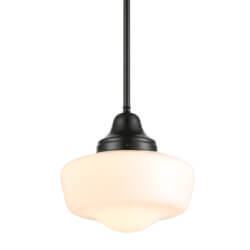 DVI LIGHTING SCHOOLHOUSE PENDANT EBONY DVP7551EB nobleton
