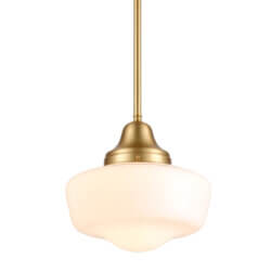 DVI LIGHTING SCHOOLHOUSE PENDANT VENETAIN BRASS DVP7551VBR godridge