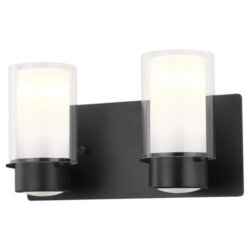 DVI LIGHTING ESSEX 2 LT VANITY GRAPHITE DVP9022GR-OP gravenhurst