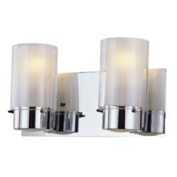 DVI LIGHTING ESSEX 2 LT VANITY CHROME DVP9022CH-OP port elgin