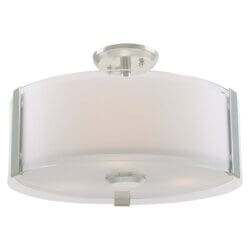 DVI LIGHTING ZURICH SMALL 3 LT SEMI-FLUSH MOUNT SATIN NICKEL DVP14511SN-SSOP calgary