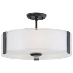 DVI LIGHTING ZURICH 3 LT SEMI-FLUSH MOUNT GRAPHITE DVP14512GR-SSOP kelowna