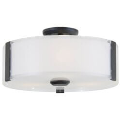 DVI LIGHTING ZURICH 3 LT FLUSH MOUNT GRAPHITE DVP14532GR-SSOP woodbridge