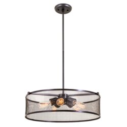 DVI LIGHTING GASTOWN 5 LIGHT PENDANT DVP15705GR-N nobleton