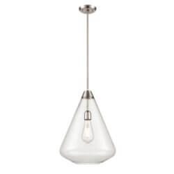 DVI LIGHTING ST. JULIAN 14" PENDANT SATIN NICKEL DVP25805SN-CL montreal