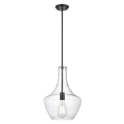DVI LIGHTING ST. JULIAN 12" PENDANT GRAPHITE DVP25810GR-CL fredericton