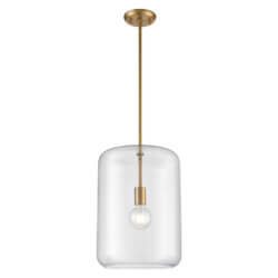 DVI LIGHTING ST. JULIAN PENDANT BRASS DVP25821BR-CL edmonton