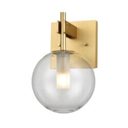DVI LIGHTING COURCELETTE SCONCE VENETIAN BRASS DVP27001VBR-CL king-city