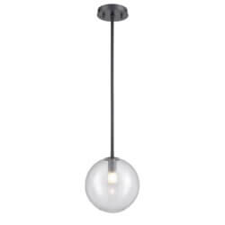DVI LIGHTING COURCELETTE MINI PENDANT GRAPHITE DVP27010GR-CL oakville