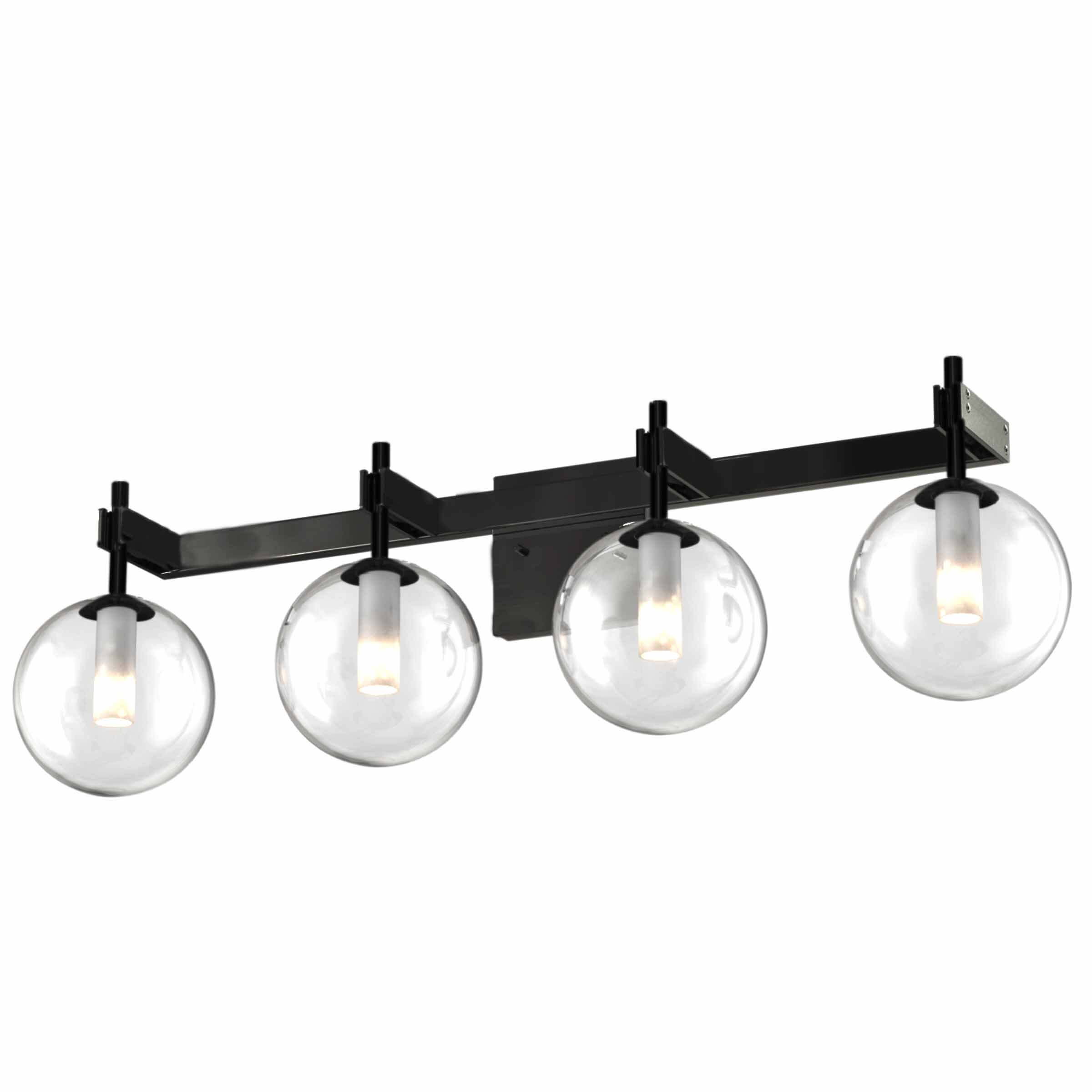 DVI LIGHTING COURCELETTE 4 LT VANITY GRAPHITE DVP27044GR-CL bracebridge