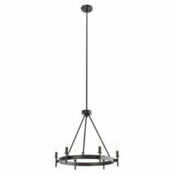 DVI LIGHTING CAMBRAI 6 LT CHANDELIER EBONY DVP27326MF+EB kitchener