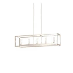 DVI LIGHTING SAMBRE 5 LIGHT LINEAR BUFFED NICKEL DVP28102MF+BN-CL peterborough
