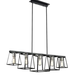 DVI LIGHTING CAPE BRETON 5 LT LINEAR EBONY DVP29004MF+EB fredericton