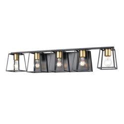 DVI LIGHTING CAPE BRETON 5 LT VANITY EBONY DVP29055MF+EB kelowna