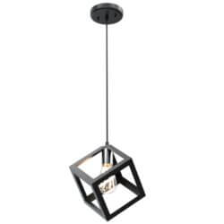 DVI LIGHTING POLYGON MINI PENDANT CHROME DVP29519CH/GR vaughan