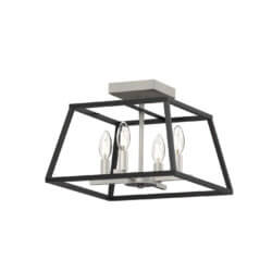 DVI LIGHTING LAURENTIAN 4 LT SEMI-FLUSH DVP30011SN/GR nobleton