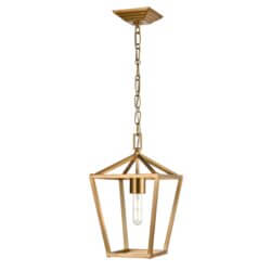 DVI LIGHTING LUNDY'S LANE MINI-PENDANT BRASS DVP30120MF+BR waterloo