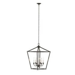 DVI LIGHTING LUNDY'S LANE 6 LT FOYER GRAPHITE DVP30148MF+GR port elgin