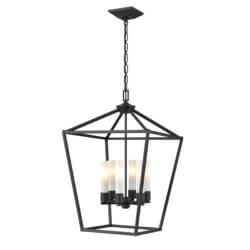 DVI LIGHTING LUNDY'S LANE OUTDOOR 6 LT PENDANT DVP30177BK-OP kingston