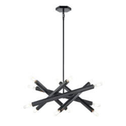 DVI LIGHTING KESTREL 12 LT PENDANT EBONY DVP30649EB caledon