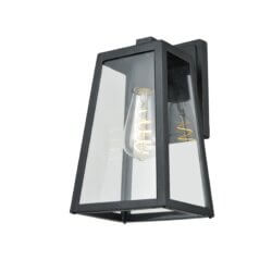 DVI LIGHTING MORAINE OUTDOOR SCONCE DVP30770BK-CL burlington
