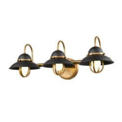 DVI LIGHTING PEGGY'S COVE 3 LT VANITY VENETIAN BRASS DVP31043GR+VBR etobicoke