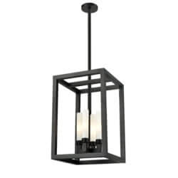 DVI LIGHTING AJAX OUTDOOR 4 LT FOYER DVP31176BK-OP port perry