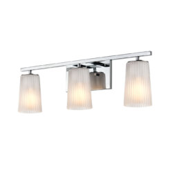 DVI LIGHTING LUCA 3 LIGHT VANITY CHROME DVP31343CH-RICE toronto