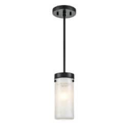 DVI LIGHTING BESSEMER 1 LT MINI PENDANT EBONY DVP32119EB-MS edmonton