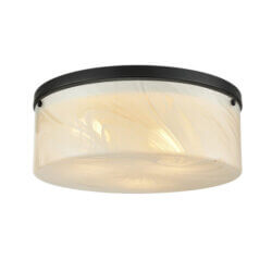 DVI LIGHTING BESSEMER 16" FLUSH MOUNT EBONY DVP32138EB-MS oakville