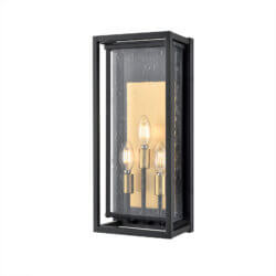 DVI LIGHTING BLACKSTONE 3 LT OUTDOOR SCONCE DVP32372BR+BK-SDY montreal