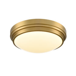 DVI LIGHTING ALGOMA 13" FLUSH MOUNT LCD BRASS DVP33038BR-5CCT brockville