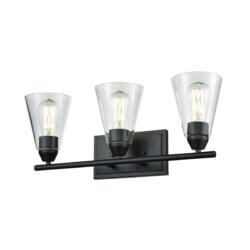 DVI LIGHTING LOUISBOURG 3 LT VANITY EBONY DVP34343EB-CL halifax