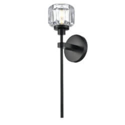 DVI LIGHTING SAMAR SCONCE EBONY DVP34601EB-CL mississauga